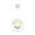 Lampa wisząca  z mosiężnym pierścieniem i białym metalowym kloszem Tavia NO2412353001 - Nordlux